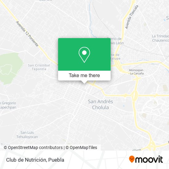 Club de Nutrición map