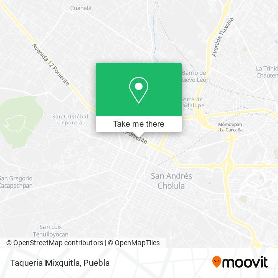 Taqueria Mixquitla map