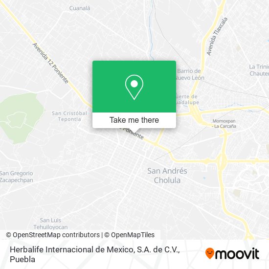 Herbalife Internacional de Mexico, S.A. de C.V. map