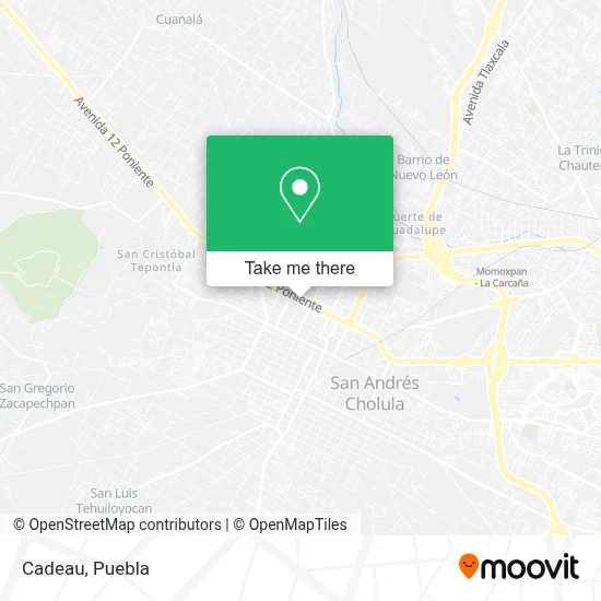 Cadeau map