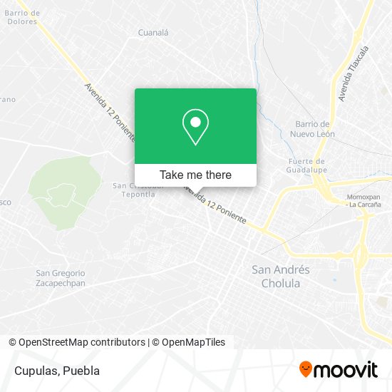 Cupulas map