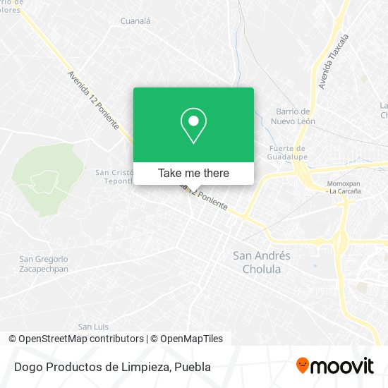 Dogo Productos de Limpieza map