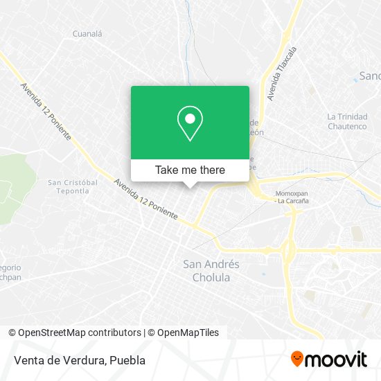 Venta de Verdura map