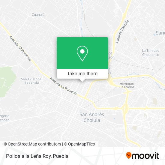 Pollos a la Leña Roy map