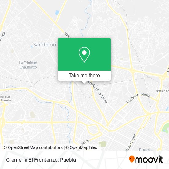 Cremeria El Fronterizo map