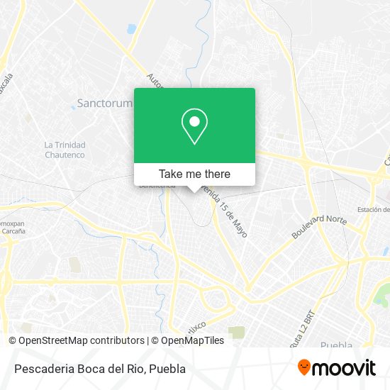 Pescaderia Boca del Rio map