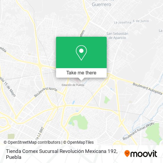 Tienda Comex Sucursal Revolución Mexicana 192 map