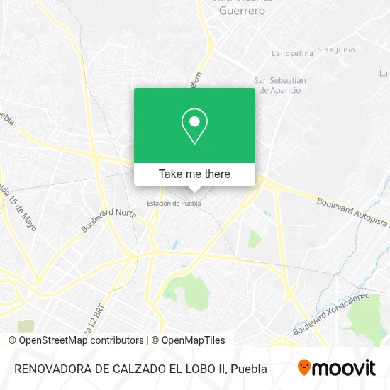 RENOVADORA DE CALZADO EL LOBO II map