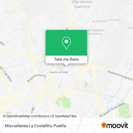 Miscselanea La Costeñita map