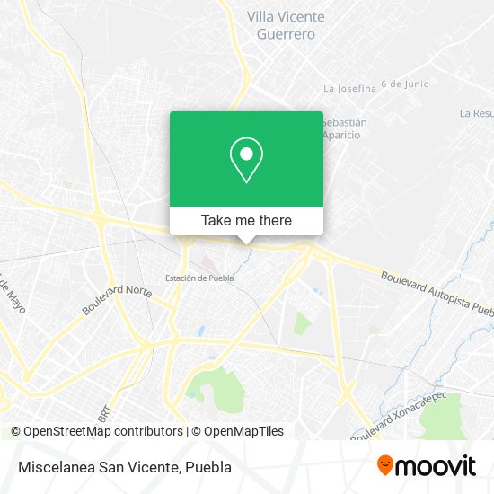 Miscelanea San Vicente map