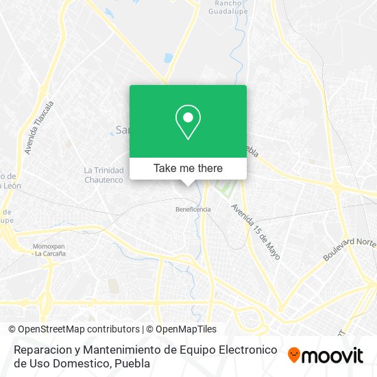 Reparacion y Mantenimiento de Equipo Electronico de Uso Domestico map