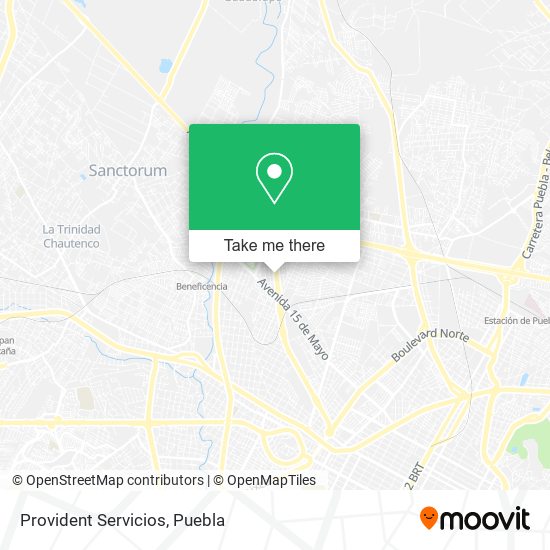 Provident Servicios map