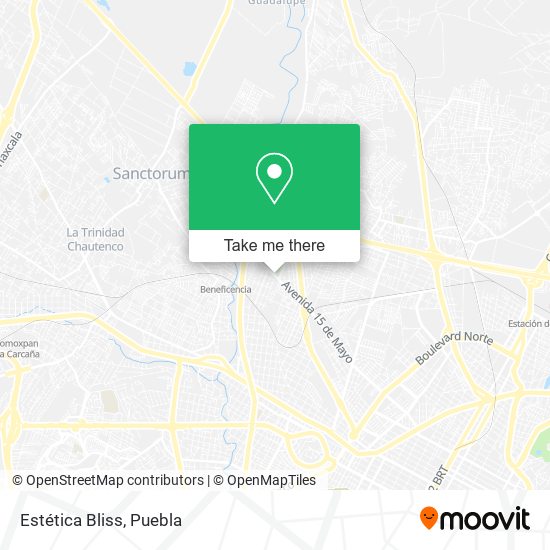 Mapa de Estética Bliss