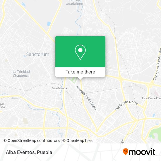 Mapa de Alba Eventos