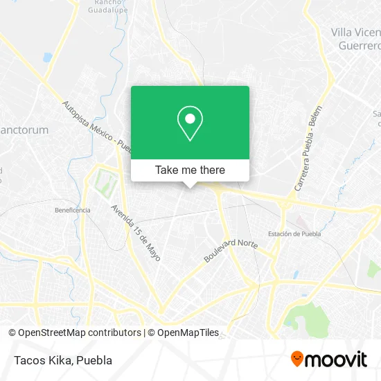 Tacos Kika map