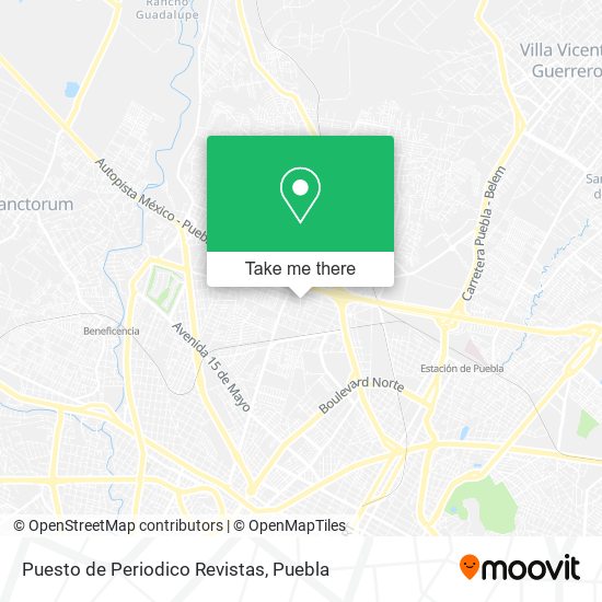 Puesto de Periodico Revistas map