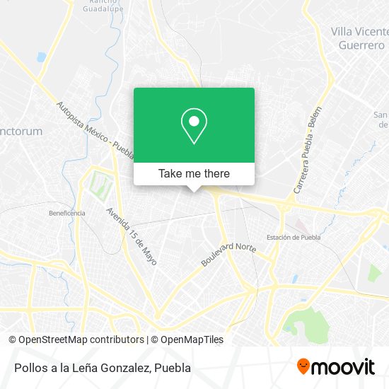 Pollos a la Leña Gonzalez map