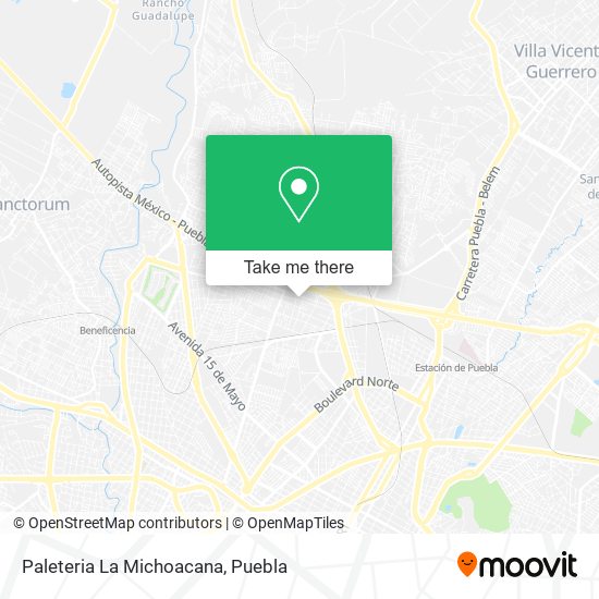 Paleteria La Michoacana map