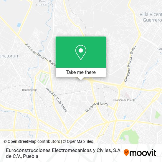 Euroconstrucciones Electromecanicas y Civiles, S.A. de C.V. map