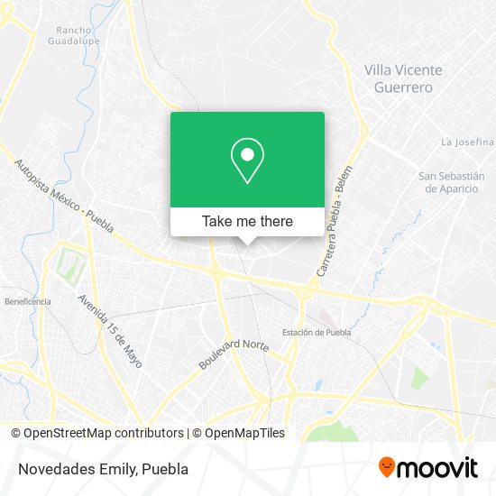 Mapa de Novedades Emily