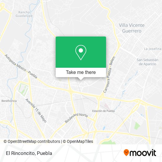 Mapa de El Rinconcito