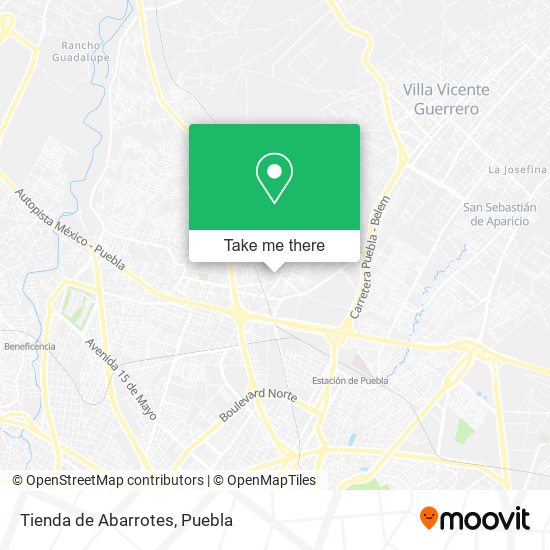 Mapa de Tienda de Abarrotes