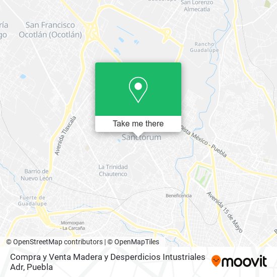 Mapa de Compra y Venta Madera y Desperdicios Intustriales Adr