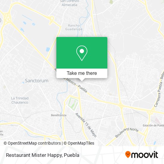 Restaurant Mister Happy map