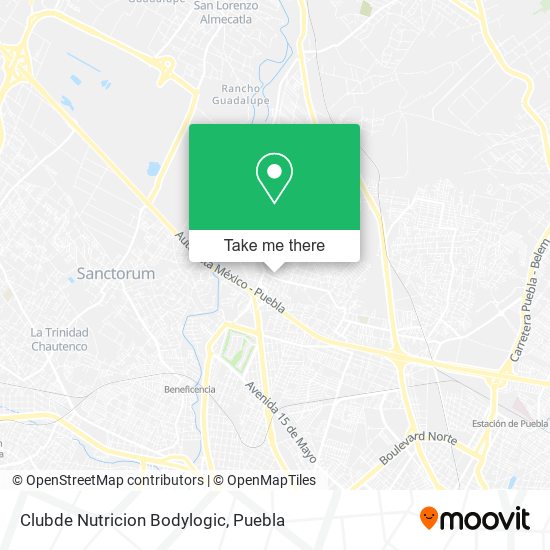 Clubde Nutricion Bodylogic map