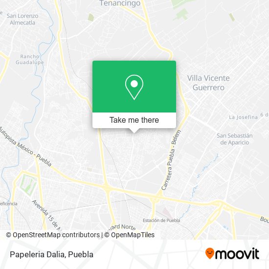 Mapa de Papeleria Dalia