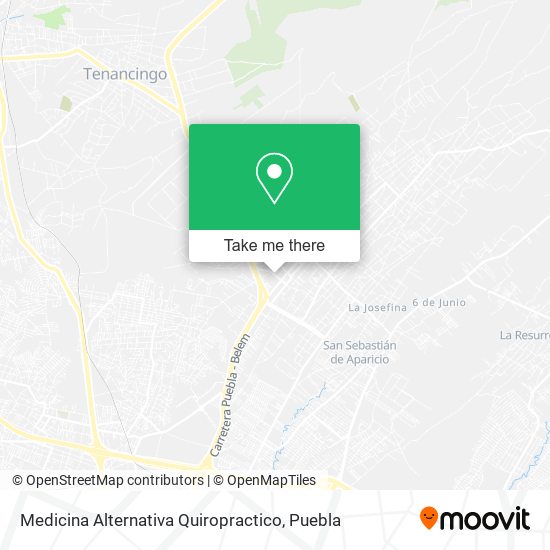 Mapa de Medicina Alternativa Quiropractico