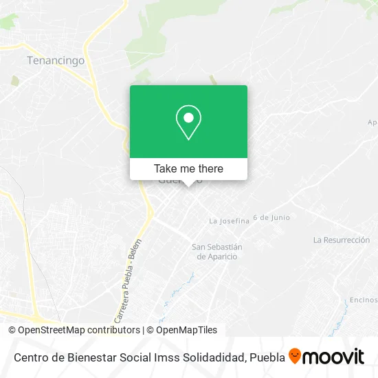 Centro de Bienestar Social Imss Solidadidad map
