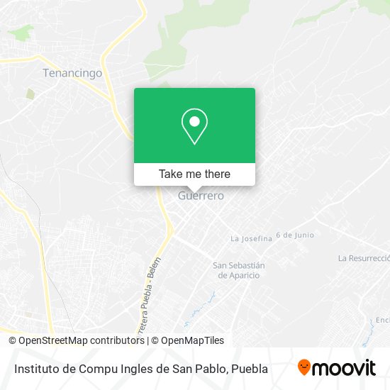 Mapa de Instituto de Compu Ingles de San Pablo