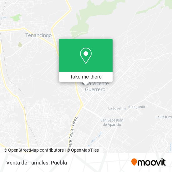 Mapa de Venta de Tamales
