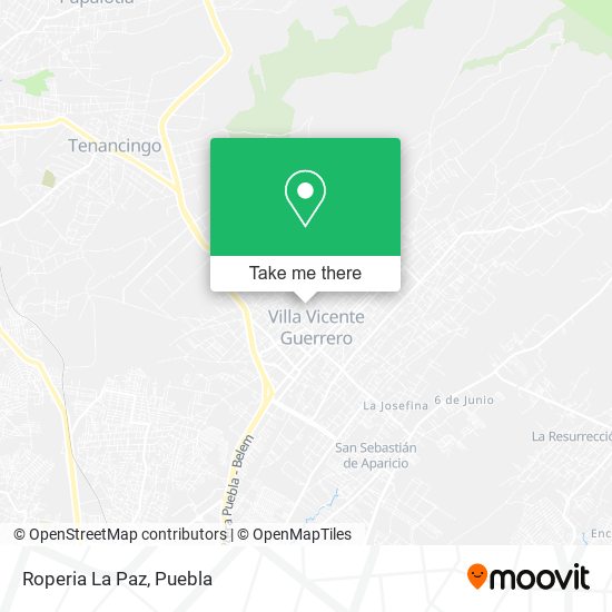 Mapa de Roperia La Paz