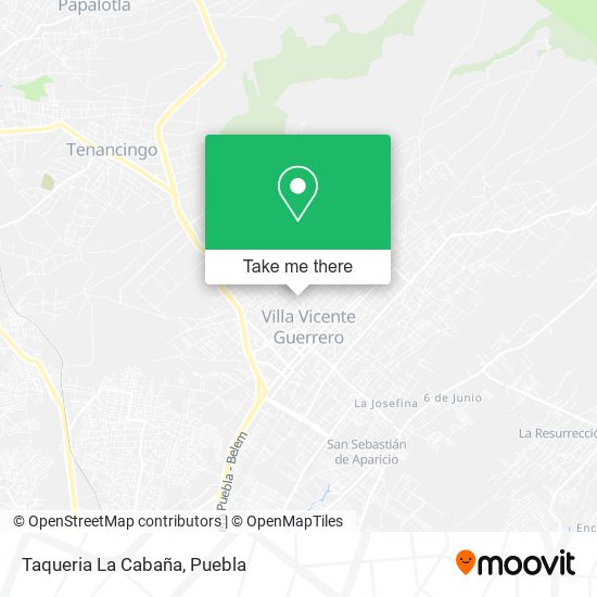 Taqueria La Cabaña map