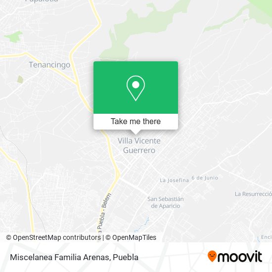 Miscelanea Familia Arenas map