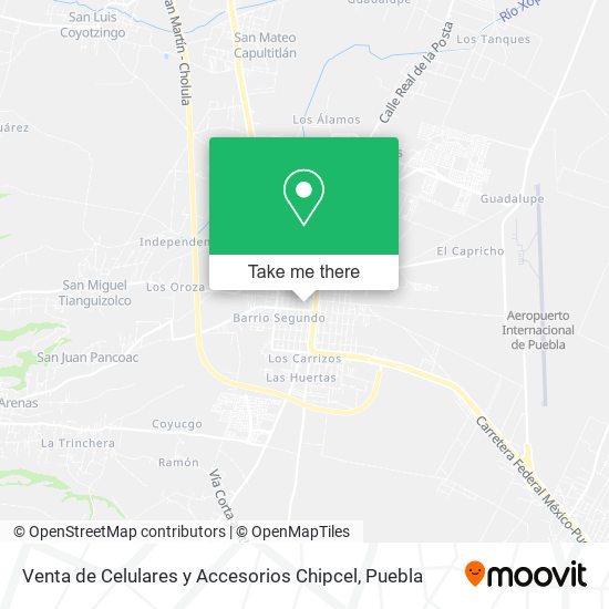 Venta de Celulares y Accesorios Chipcel map
