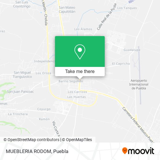 Mapa de MUEBLERIA RODOM