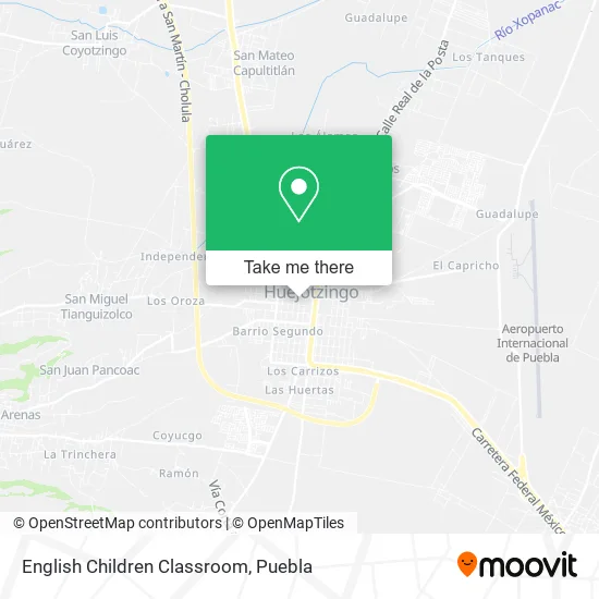 English Children Classroom map