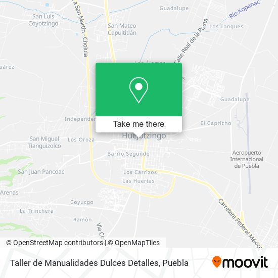 Taller de Manualidades Dulces Detalles map