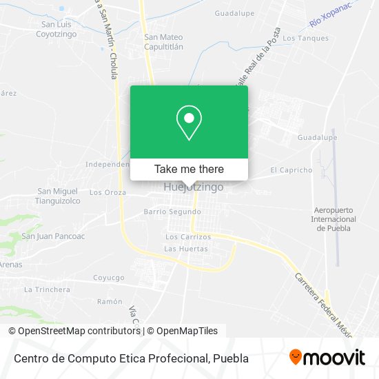 Centro de Computo Etica Profecional map
