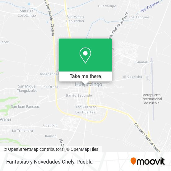 Fantasias y Novedades Chely map