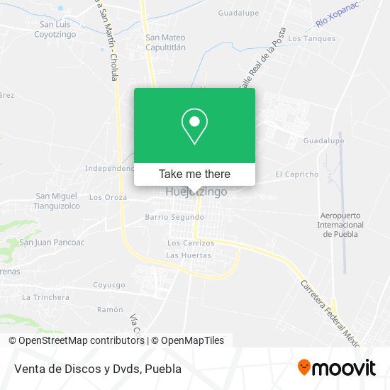 Venta de Discos y Dvds map