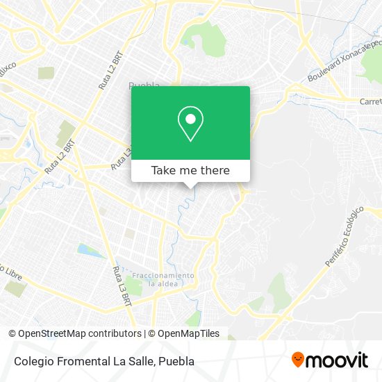 Mapa de Colegio Fromental La Salle