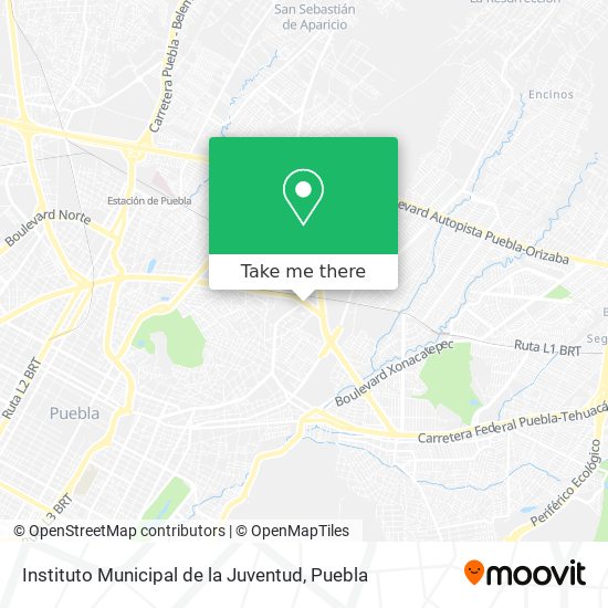 Instituto Municipal de la Juventud map