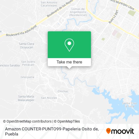 Amazon COUNTER-PUNTO99-Papeleria Osito de map