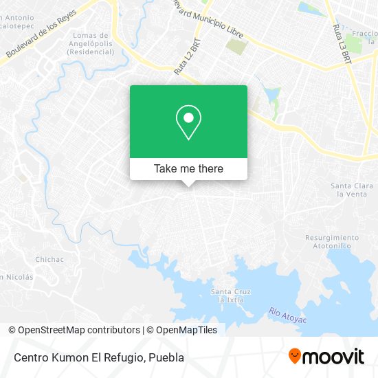 Mapa de Centro Kumon El Refugio