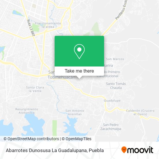 Abarrotes Dunosusa La Guadalupana map