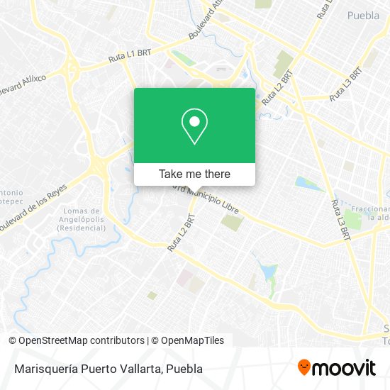 Marisquería Puerto Vallarta map